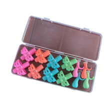 Pencil Grip Butterfly Shaped Pencil Holder Writing Aid And Posture Correction Tool For Kids, 1 Set With 8 Butterflies