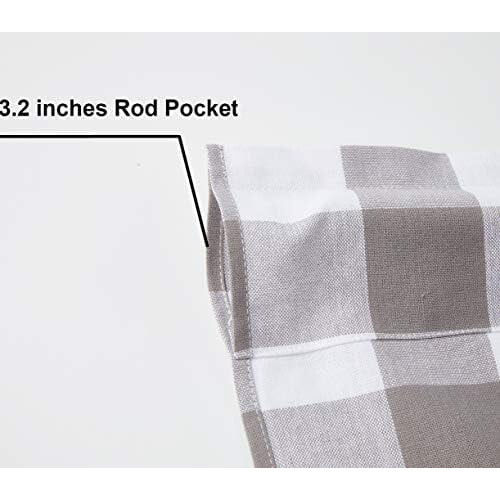 Buffalo Check Window Valances 2 Pack 56"W x 16"L 2