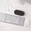 Τριπλό πτυσσόμενο πληκτρολόγιο Bluetooth με touchpad, επαναφορτιζόμενο και φορητό για 4