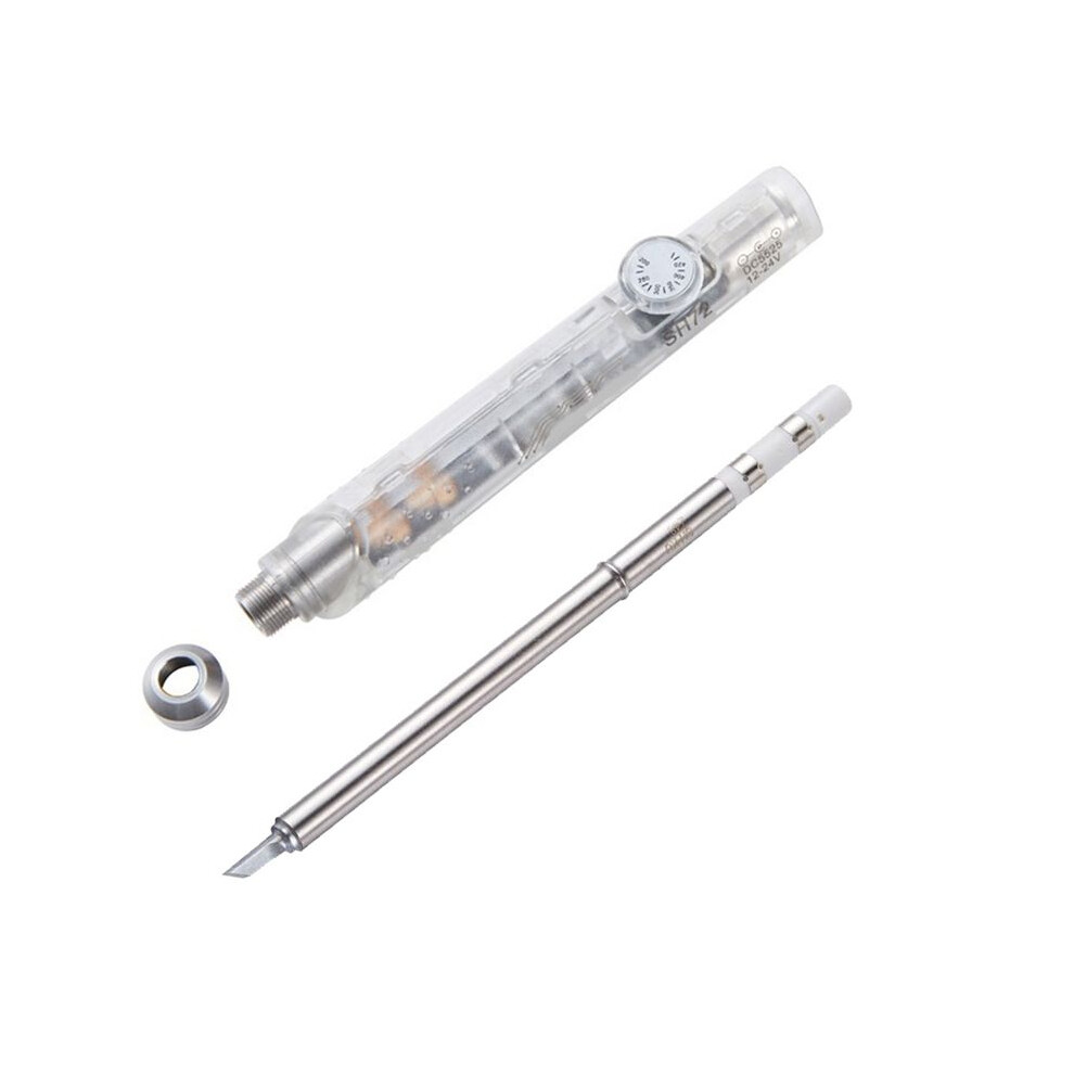 Sh72 Soldering Iron 65W 12-24V 220-400 Adjustable Temperature Sh72 Ku Welding Tool Not T12 Transparent White 6131797807191