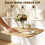 Homcom HOMCOM Dining Table for 2, Small Kitchen Table with Wood Veneer Top, Natural 5