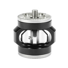 Camera Gear Extension Extended Mount Adapter with M6 Thread & Rotating Knob for DSLR Cameras