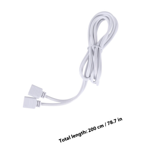 Câble d'extension pour bande LED SMD5050/3528RGB, blanc, 20 1
