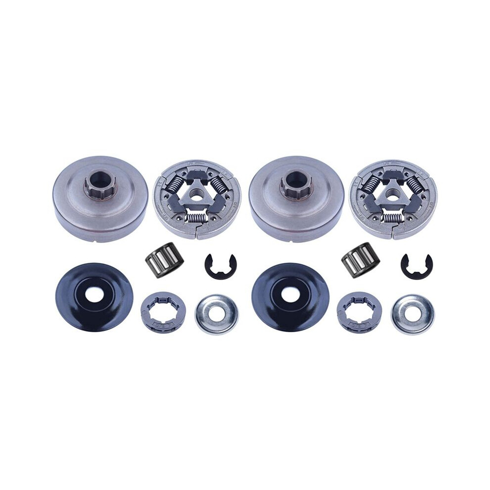 2Pcs 3/8 Clutch Drum Rim Sprocket Needle Bearing Kit For 044 046 Ms440 Ms460 Ms461 Ms441 Ms361 Ms362 Ms362c 4712553232062
