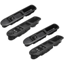 4Pcs Driver Side + Passenger Side Electric Power Window Control for 207 2007-2015 6554QC 6490HQ 6554HJ