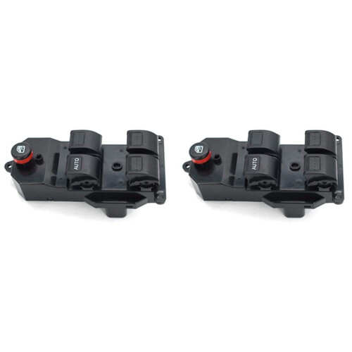 2X 35750-S5A-A02ZA Power Window  for   2001-2005 CRV 2002-2006 Driver Side Window Master Control