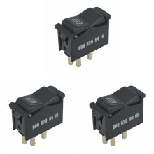 3X 6 Perni per Pannelli Porta Interruttore Alzacristalli Elettrici W123 190D 190E 240 0008208410,0028203610KZ