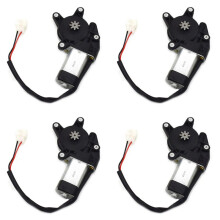 4X Motor Power Window Lift Motor Electric Car Electric Window Regulator Motor Window Lifter Power Motor Motor 12V
