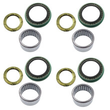 4X Knuckle Bearing Spacer Oil Seal Set for  Pajero Montero 2Nd L200 3Rd 1990-2005 MB160850 MB160670 MB160671