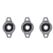3X FL001 Zinc Alloy 12mm Bore Self Aligning Pillow Block Bearing Flange