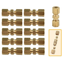 10pcs Brake  Connector Without Flaring 4.75mm 3/16 Useful Brake  Connector for  Brake  Car Accessories