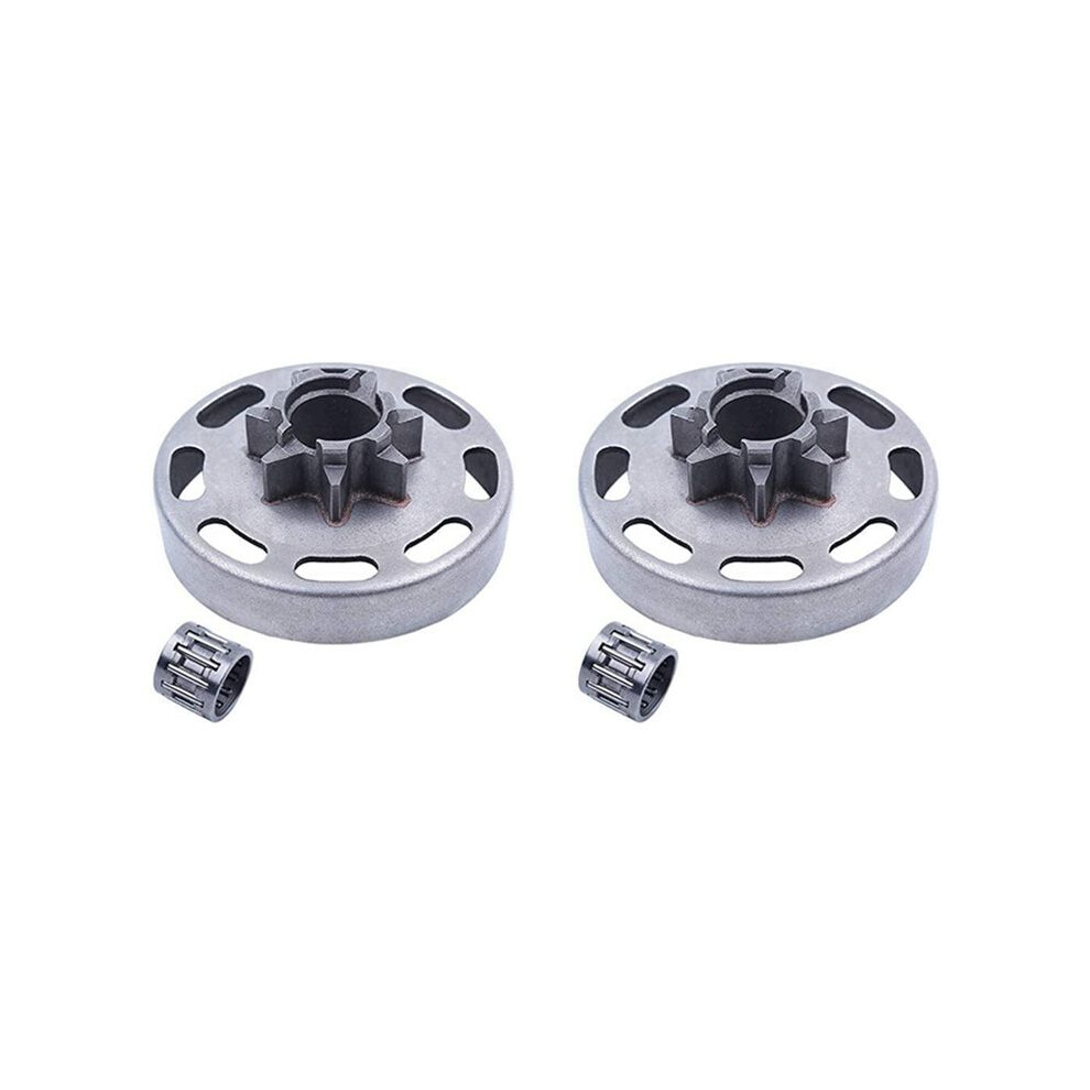 2Set 325Inch 7T Sprocket Clutch Drum W Bearing Kit For 435 435E 440 440E Jonsered Cs2240 505 44 15-01 4711695877018