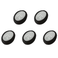 5X Gear Knob Automatic Knob Silver for Fortwo 450 451 1998-2014 Roadster 452 2003-2006 Gear Case Sleeve