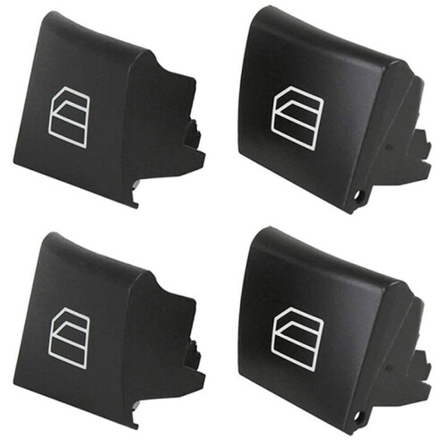 2X Car Window  Button Covers for - ML GL R Class W164 X164 Power Window Master  Repair Button