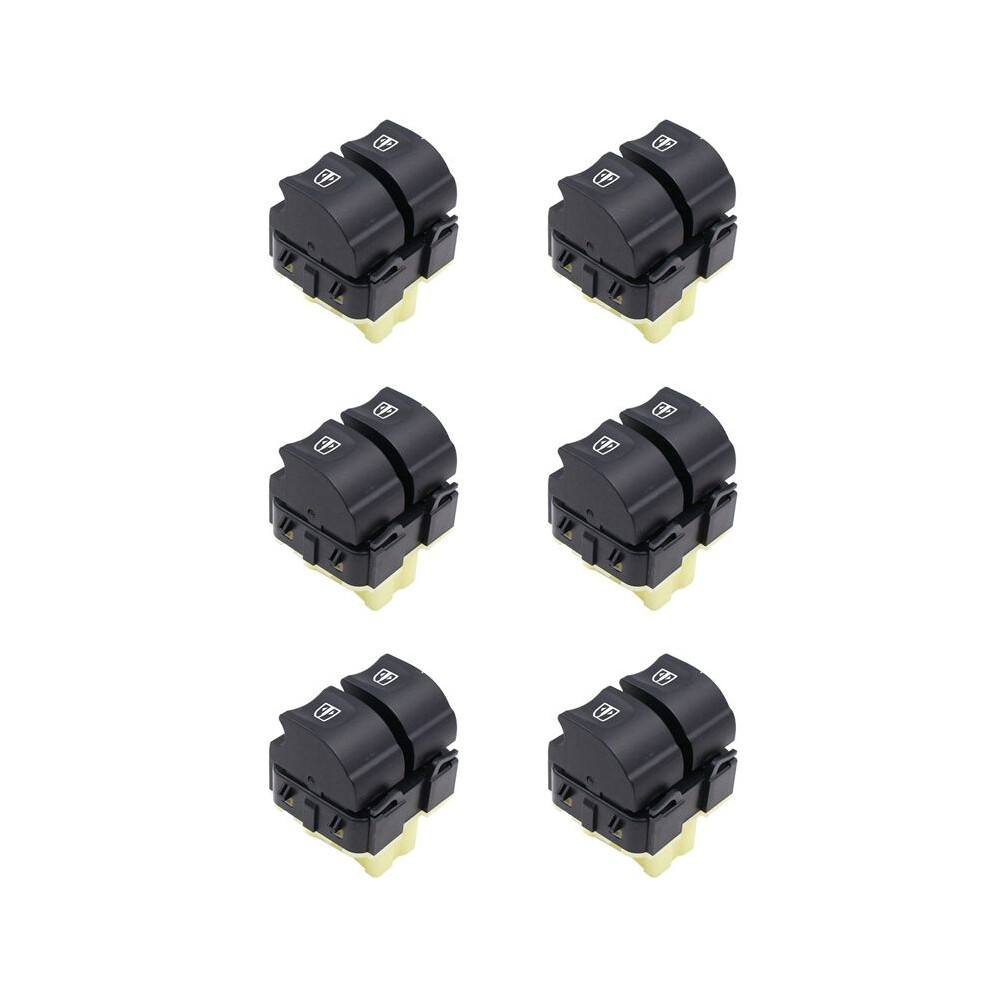 6X 254118044R Electric Window For Clio Mk Iv 2013-2017 Black 4714084800604