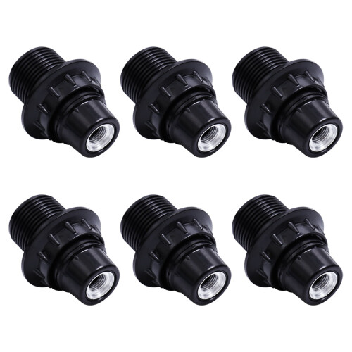 portalámparas E14 de estilo retro con bloqueo automático, base de rosca para bombillas E14. 1