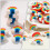 FRCOLOR 100pcs Multi-function Erasers Delicate Rainbow Erasers Portable Mini Erasers Stationery Supply 3