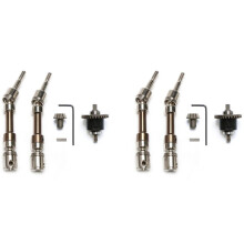 4x Eje de Transmisión Universal de Rueda Delantera Cvd con Diferencial Modificado para 12428 12423 12427 1/12 Rc Car Upgrade Parts
