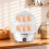 Mini Electric Egg Cooker White 12-Egg 2-Tier Steamer 7