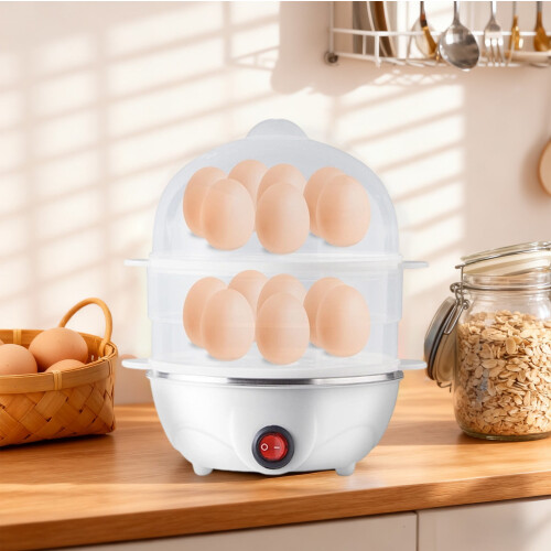 Stainless Steel Double Layer Egg Cooker 1 Unit 1