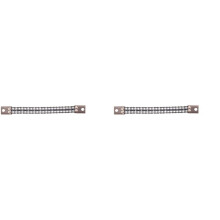 2X Drum Kit Pedal Connecting Chain with Master Link Drum Pedal Chain Hammer Beater Chain Replacement Percussion