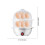 Egg Cooker, Stainless Steel Boiled Egg Maker, Double Layer Breakfast Appliance For Home, Kitchen, Soft Or Hard Eggs(White) 3