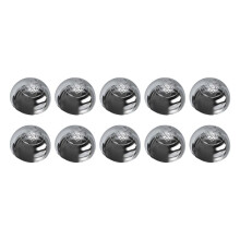 10X 6 Speed Chrome Gear Shift Knob Cap Cover Shifter Lever Handball Case Cover for Giulietta 2010- 55346345
