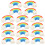 FRCOLOR 100pcs Multi-function Erasers Delicate Rainbow Erasers Portable Mini Erasers Stationery Supply 7