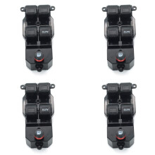 4X 35750-S5A-A02ZA Power Window for 2001-2005 CRV 2002-2006 Driver Side Window Master Control