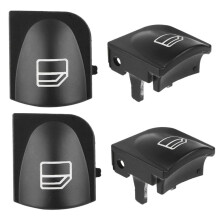 4X Window Button Covers for W203 W208 C Clk Class Front Left+Right Window Repair Button Caps