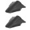 2X Black Motorcycle Windshield Windscreen for 12-16   650 Er6F Ex650F 1