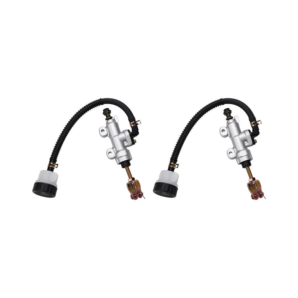 2X Motorcycle Universal Foot Brake Hydraulic Pump For Rear Brake Master Cylinder Pump 4712629721933
