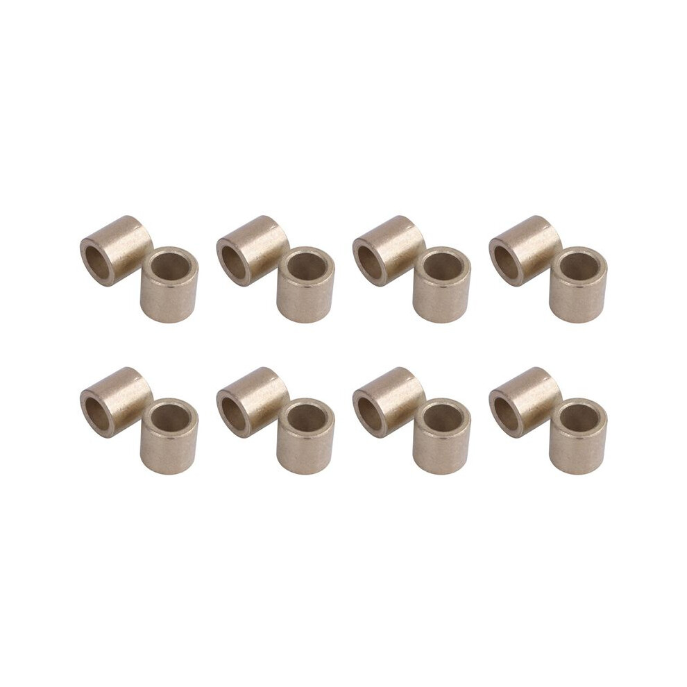 16 Pieces Of Oil-Immersed Sintered Bushing Bearing Sleeve 8X12x12mm Bronze 4713632011721