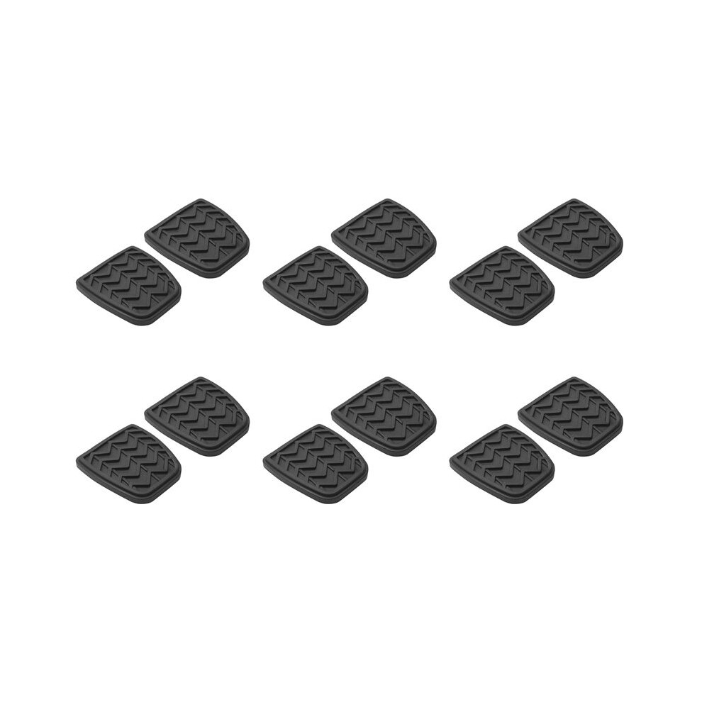 12Pcs Clutch Brake Pedal Pad Rubber For Camry Hilux Vigo Kun 31321-52010,3132152010 4713632051383