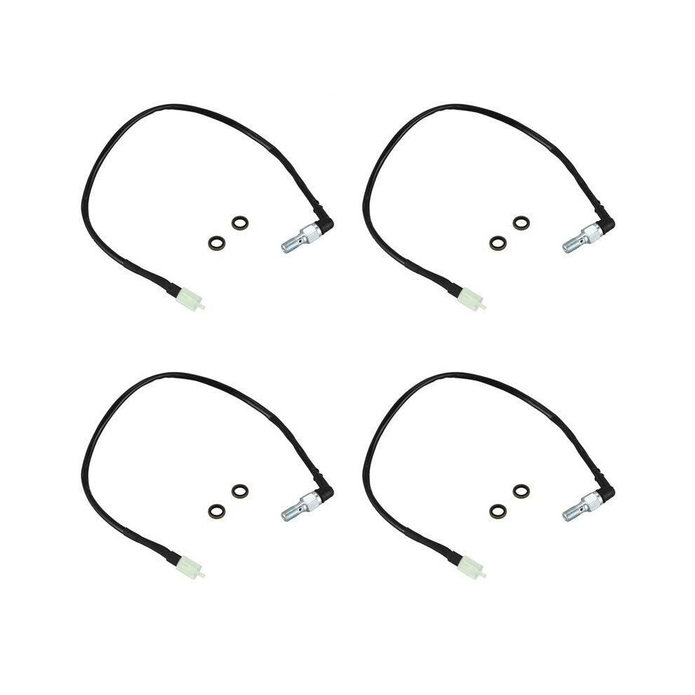 4X Motorcycle Bike Hydraulic Banjo Brake Pressure M10 X 1.25Mm Light 6031973691333