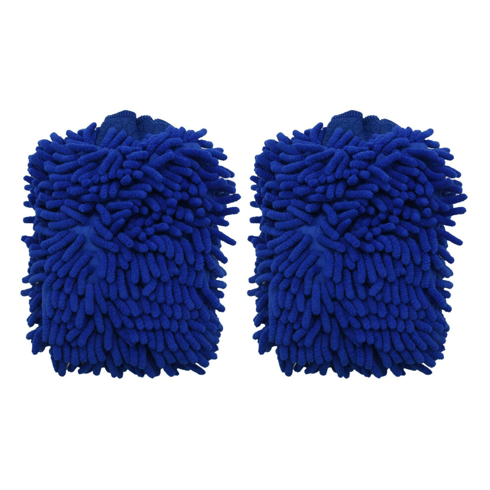 Microfiber Mitt,Car Wash Mitt(6-Pack) Noodle Microfiber Wash Gloves Car Cleaning Microfiber Mitt With Polishing Cloth 6032694967189