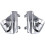 Motorcycle  Cover Front Fork Cover Chrome for  Gold Wing GL1800 2001-2011 Front Fork  Guard 1