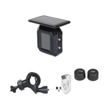 Sensores de Pressão de Pneus de Motocicleta TPMS Solar Sistema de Monitoramento de Pressão de Pneus TMPS Sensor Externo de Pneu para Moto