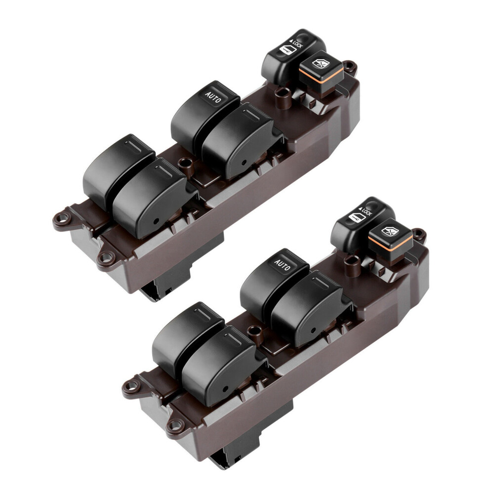 2X 84820-12491 84820-Aa050 Power Window Master Driver Side For Camry Sienna 2003-2010 6031577662685