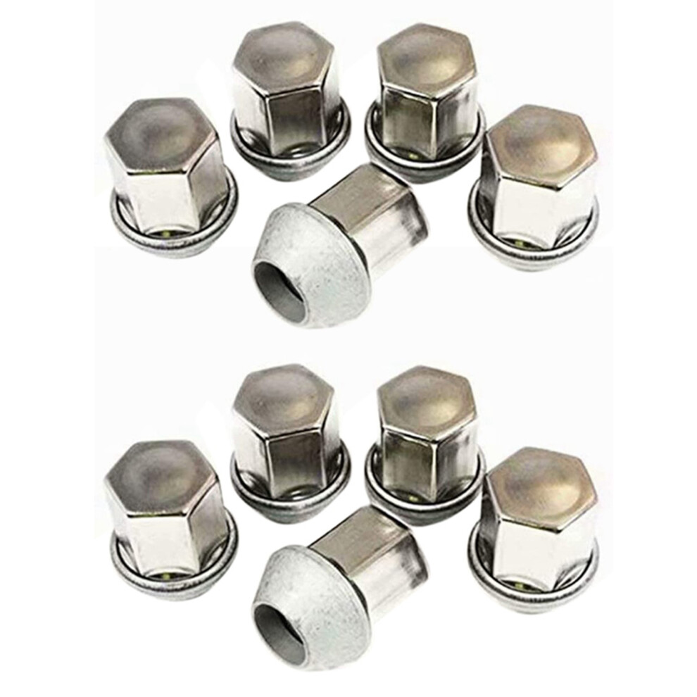 10Pcs Wheel Lug Bolt Stud Nut Fits Lr001381 For Freelander 2 / 4711559843197