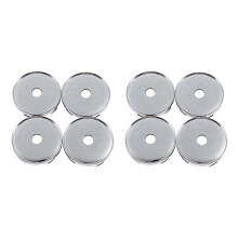 Set of 8 Chrome Wheel Center Hub Cap Universal Car Plastic 60Mm Tyre Trims