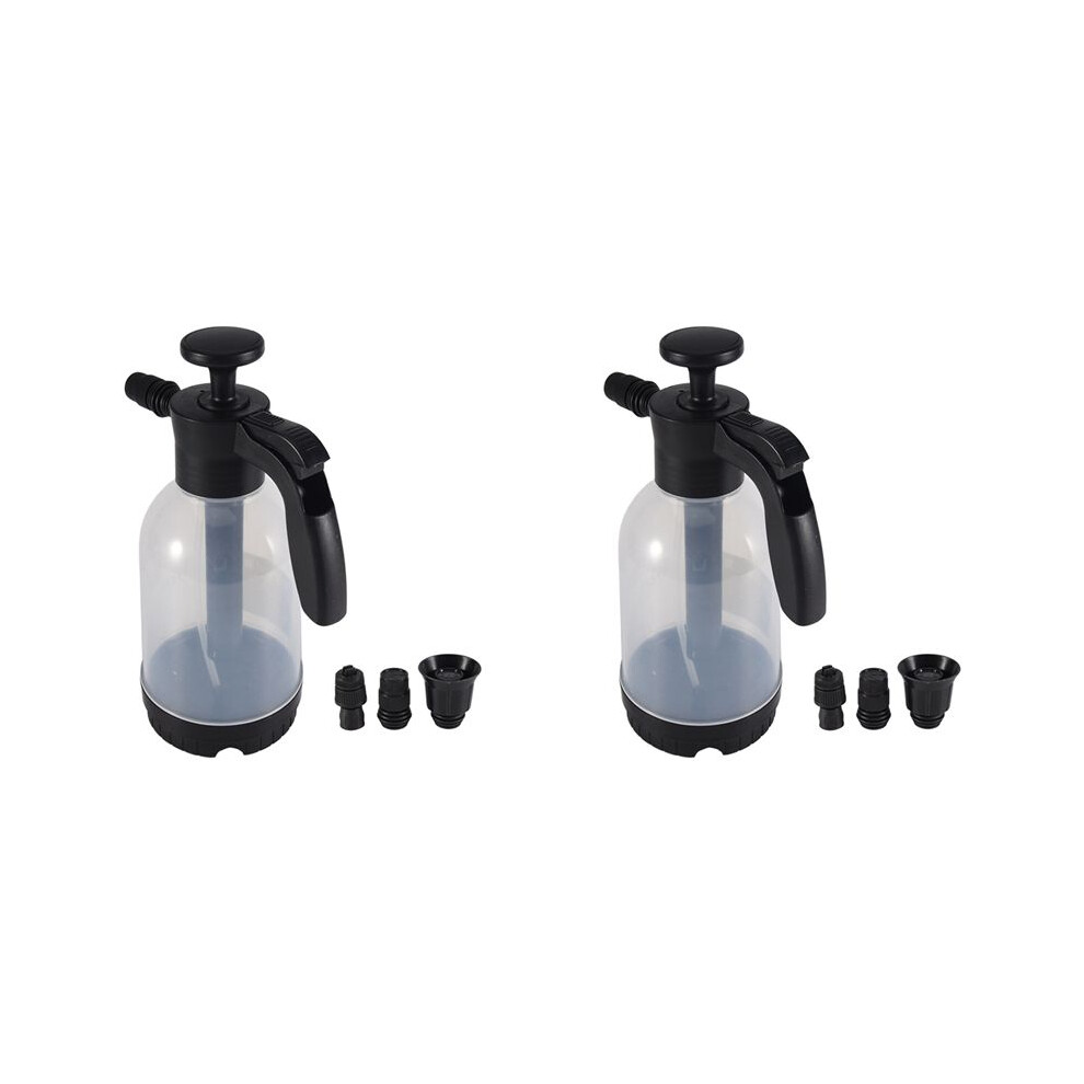 2X Hand Pump Foam Sprayer Hand Pressurized Foam Sprayer 2 Litre Pressure Foam Cannon Snow Foam Nozzle Carwash 6031002529118