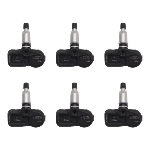 6X para   SENSOR de MONITOREO de PRESIÓN de NEUMÁTICOS TPMS 42607-33021