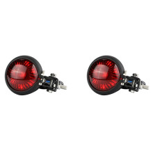 2X Motorcycle Tail Light LED Rear Brake Lamp for Cafe Racer Bobber Chooper