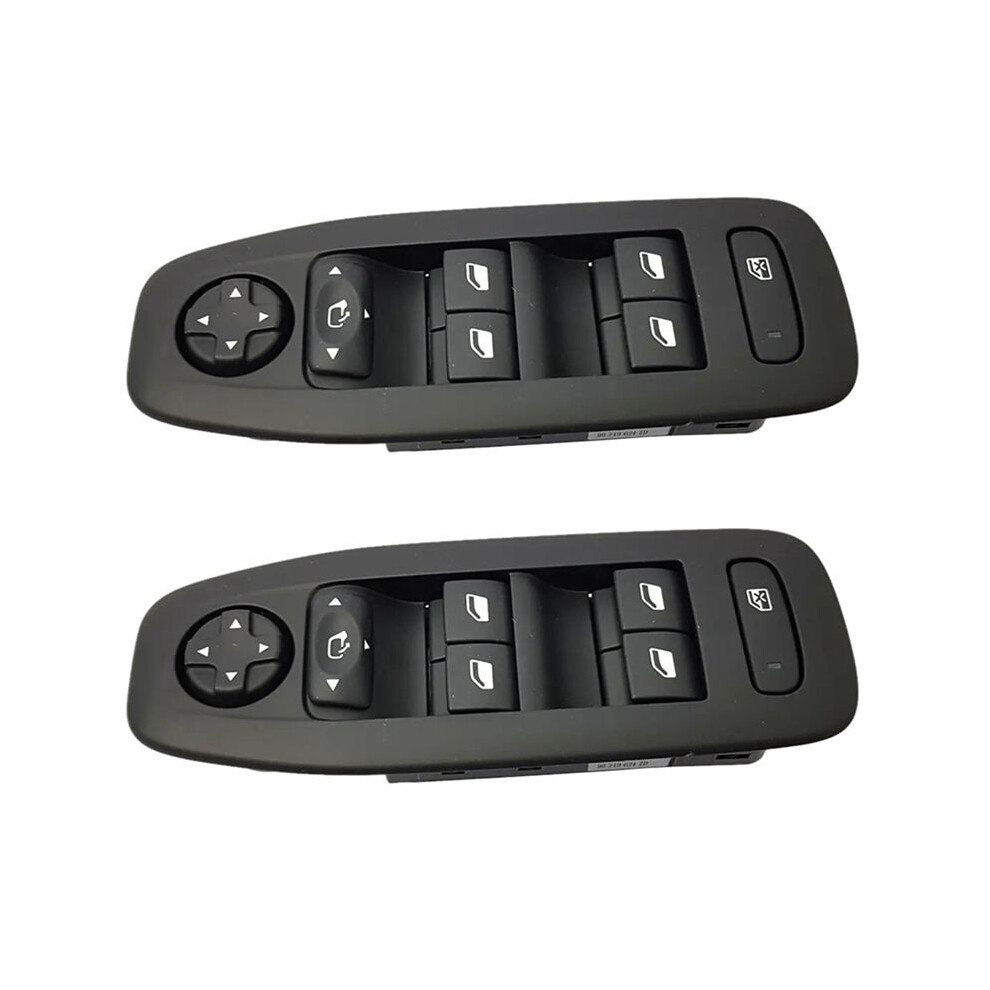 2X 96749624Zd Power Window For 208 2008 Driver Lifter Black 6031598805948