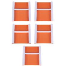 5X Fahrzeug Verpackung Vinyl Film Aufkleber Luft / Blasen Frei Selbstklebend Orange