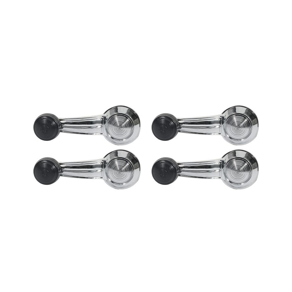 2 Pair Set Chrome Door Window Crank Handle For Chevy Olds 1732326 20348200 4711429069849