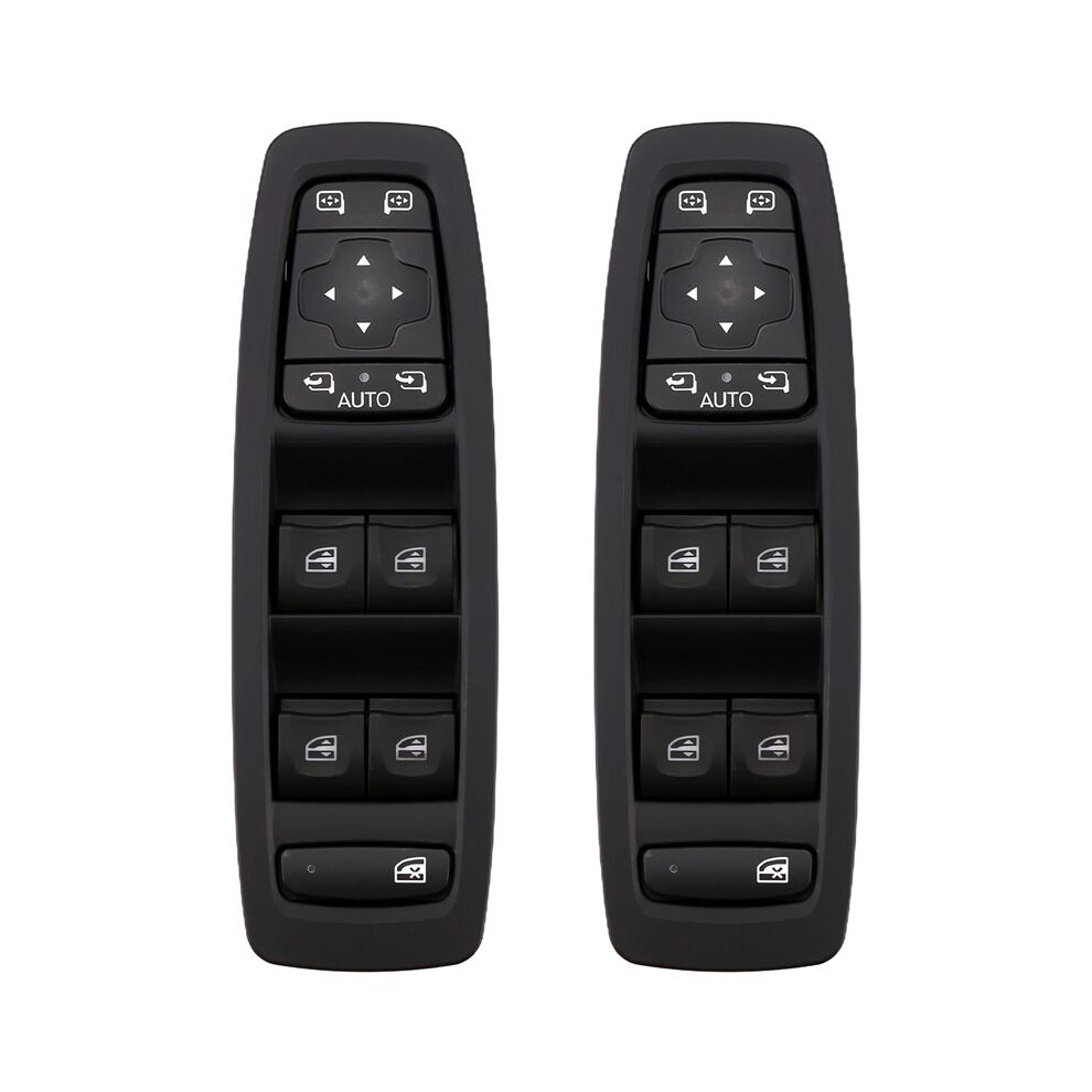 2X Car Power Window Master Lifter Button 25401-2952R For Kadjar 2015-2022 For Megane 2018 Black 4712094628706