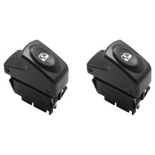 2X Przełącznik Szyb Samochodowych 6 Pin Prawy dla  Clio Kangoo Megane Scenic 7700838101