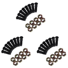 Holdwell Set of 24 Lug Nut &Amp, Stud Kit 6564669 6709170 for 720 721 722 730 731 732 741 742 743 751 753 763